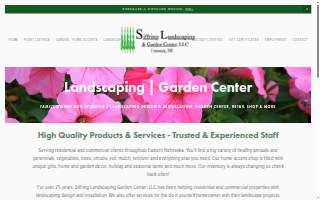Siffring Landscaping & Garden Center website