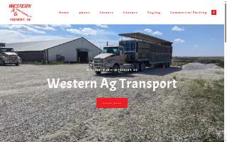 Western AG Transport and Towing website