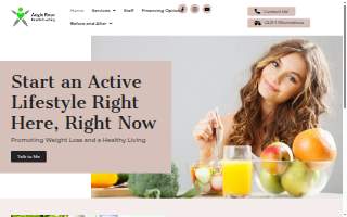 Angie Rose Health Coaching website