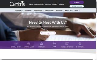 Centris Federal Credit Union of Grand Island website