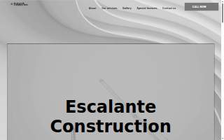 Escalante Construction LLC website