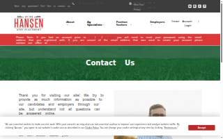 Hansen Agri-PLACEMENT website