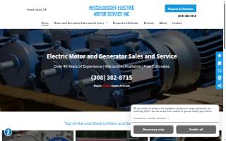 Hesselgesser Electric Motor website