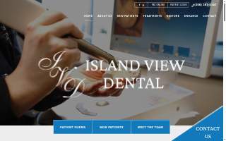 Island View Dental website