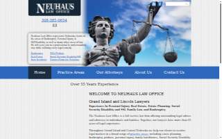 Neuhaus Law Office website