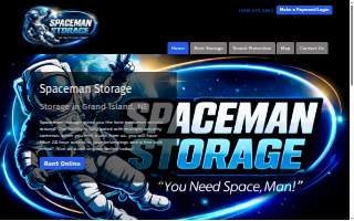 Spaceman Storage website