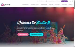Studio N Dance Center website