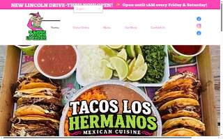 Tacos Los Hermanos website