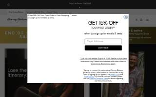 Tommy's Auto Body website