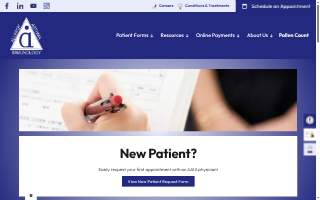 Allergy, Asthma and Immunology Associates of Hastings website