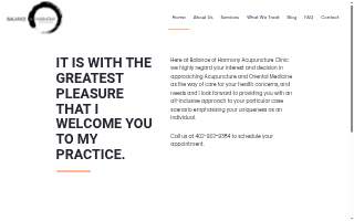 Balance of Harmony website