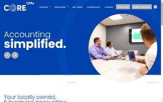 Core CPAs website