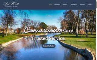 DeWitt Funeral Home & Cremation Services website
