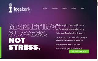 IdeaBank Marketing website