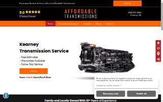 Affordable Transmissions website