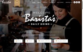 Barista's Daily Grind Campus website