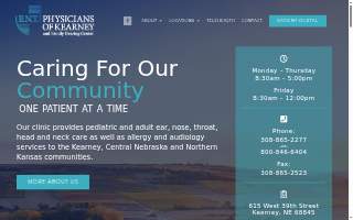 ENT Physicians of Kearney website