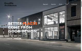 Goodlife Architecture website