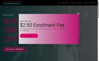 Just For Ladies Fitness website