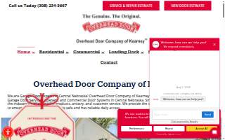 Overhead Door Company of Kearney website