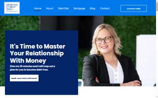 Sally Bernard at Level Up Mortgage Powered by Home Financing Direct website