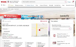 CVS website