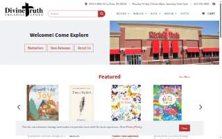 Divine Truth Christian Store website