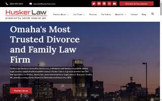 Husker Law website