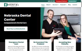 Nebraska Dental Center website