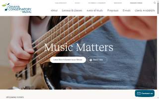 Omaha Conservatory of Music website
