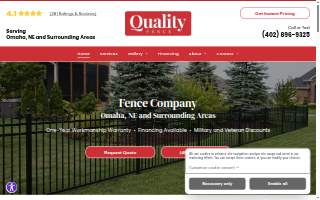 Quality Fence of La Vista website