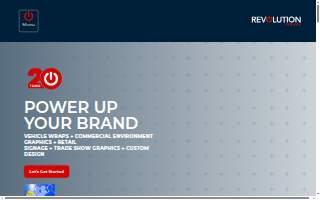 Revolution Wraps website