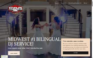 SDM DJ Entertainment of La Vista website