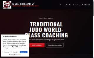 Sempai Judo Academy website