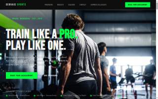 Servais Sports Performance website