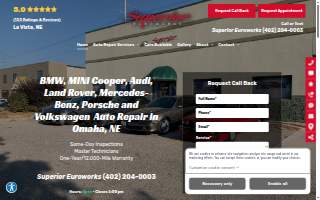 Superior Euroworks website