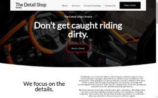 The Detail Shop Omaha website