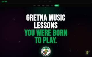 Gretna Music Lessons website