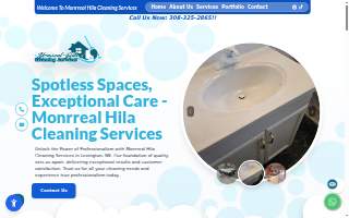 Monrreal-Hila cleaning services website