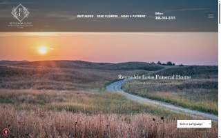 Reynolds Love Funeral Home website