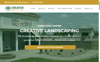 Creative Landscaping inc. website