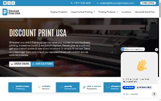 Discount Print USA Lincoln website