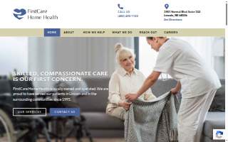 Firstcare Home Health website