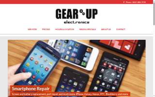 Gear Up Electronics website