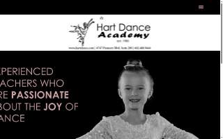 Hart Dance Academy website