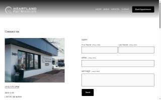 Heartland Foot Specialists website