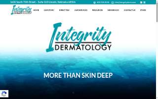 Integrity Dermatology website