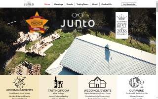 Junto Wine website