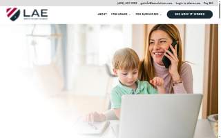 LAE Solutions website