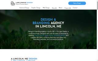 Lars Owens Design website